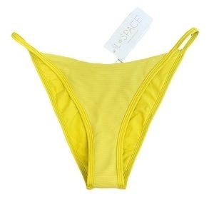 Nwt L*SPACE Jay Bottom Bitsy Apple Green Medium